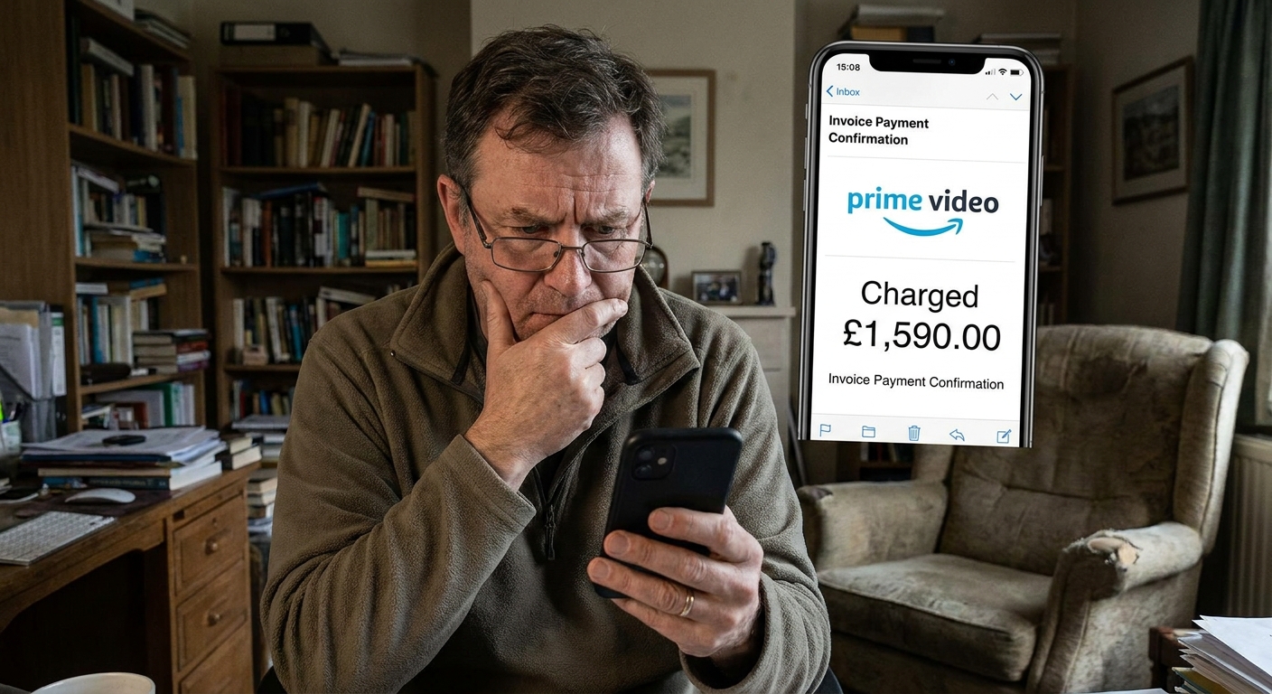Fausse Facture Amazon Prime Video : "Votre période de test est terminée", comment déjouer l'arnaque