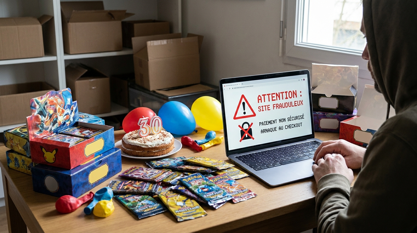Les arnaques aux cartes Pokémon se multiplient avec 58 fausses boutiques recensées en quelques semaines