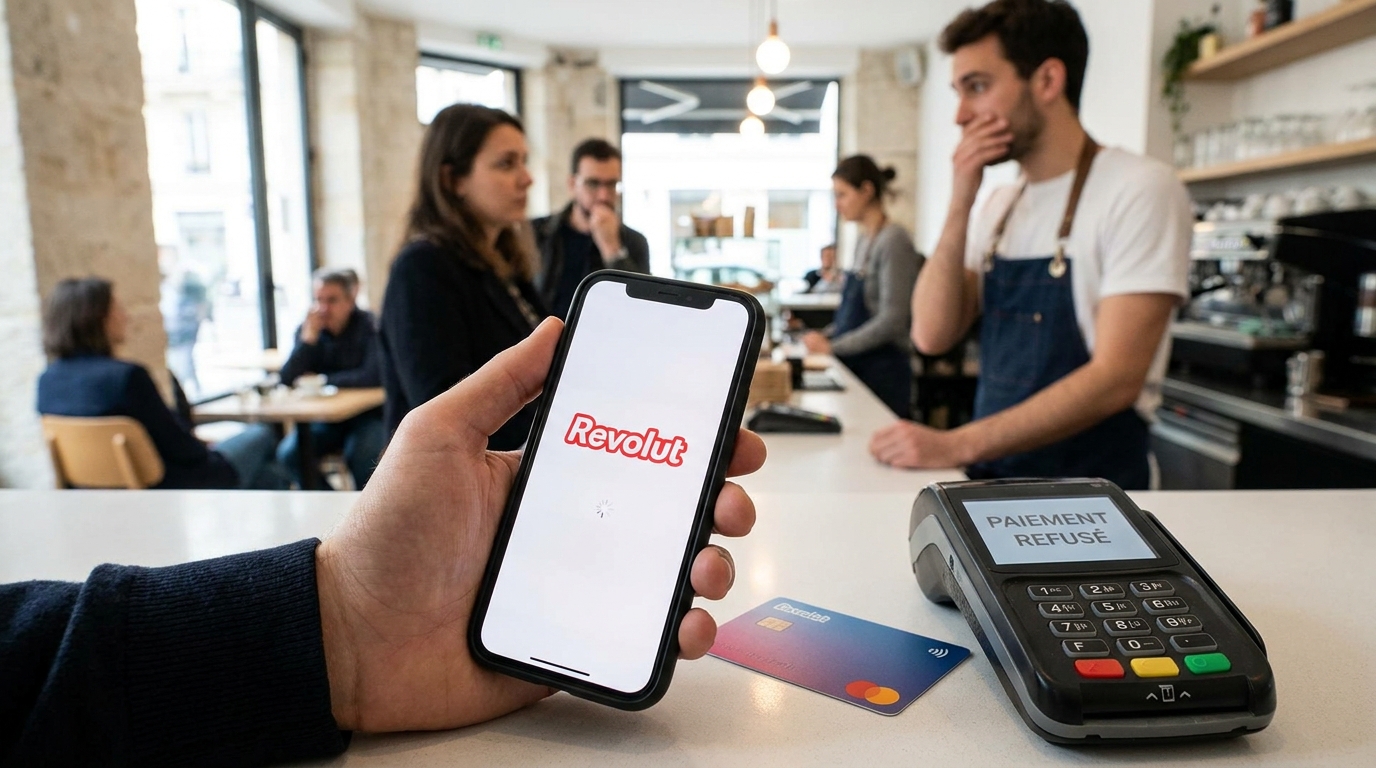 Panne Revolut : paiements refusés, que s’est-il passé ?