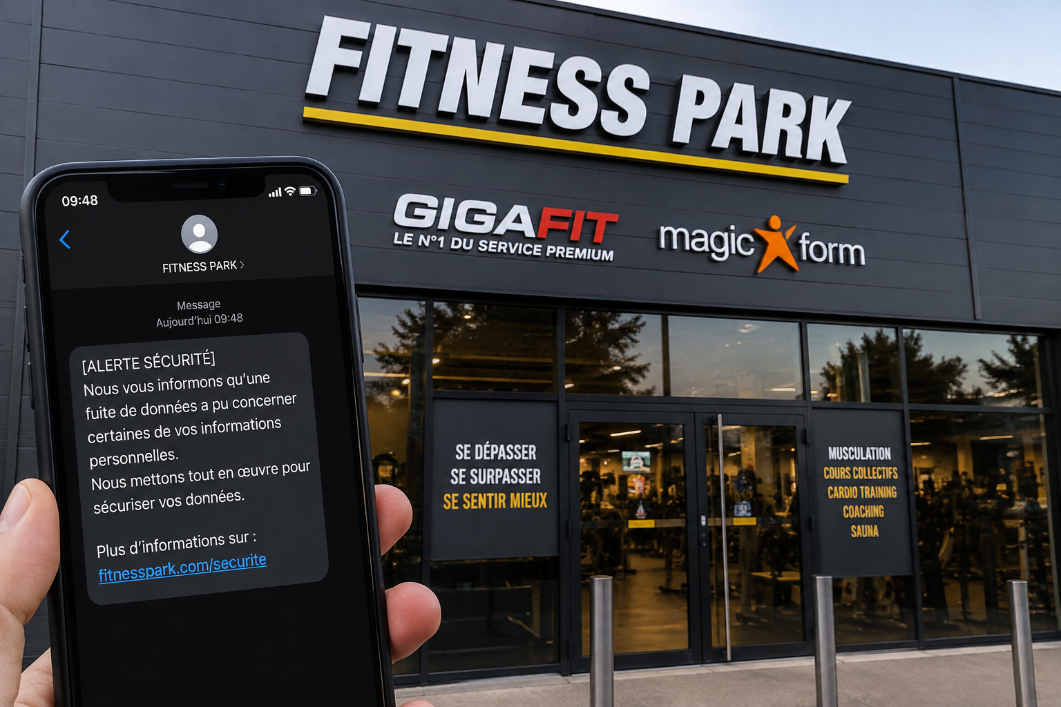 Fuite de données Fitness Park, Gigafit, Magic Form : les arnaques à venir